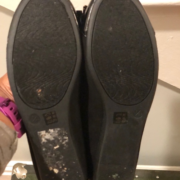 CL Laundry black bow flats - Picture 5 of 7